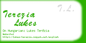 terezia lukes business card